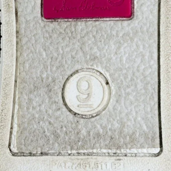 CIRCUS SAM EDELMAN Burgundy Red Velvet Caprice Sneakers Shoes Size 9 - Picture 7 of 10